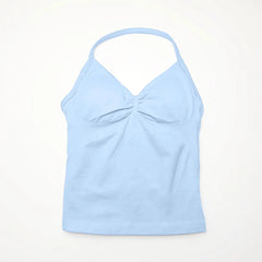 Halter Seamless Tank With Removable Pads
