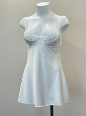 Lace Slip Back Tie Night Dress