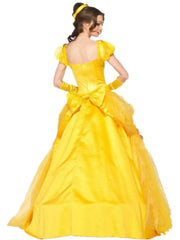 “Disney princess belle yellow gown halloween masquerade dress”