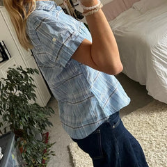 Button Down Plaid Shirt