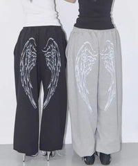 Angel Wings Graphic Sweatpants