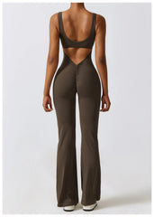 One-Piece Sport Fitness Workout Stretch Bodysuit