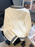 White Pink Bow Sweater