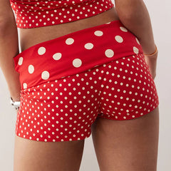 Polka Dot Micro Shorts