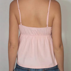 Pink Babydoll Cami Top