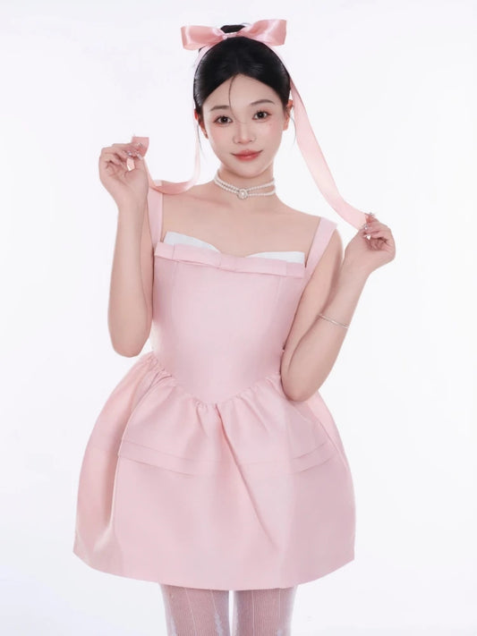 Satin Bodice Mini Dress