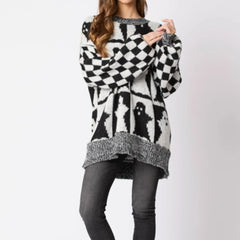 Halloween/Christmas Print Sweater