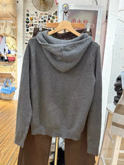 American Flag Knitted Hoodie