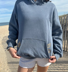 Seashell Embroidery Hoodie