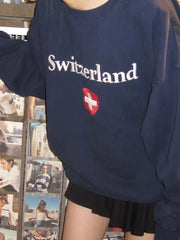 Blue Switzerland Sweatshirt - Free From Label