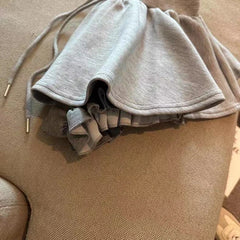 Grey Drawstring Mini Blommers Skort