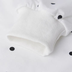Polka Dots Sweatshirt And Shorts Co‑ord Set