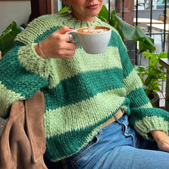 Striped Crewneck Sweater