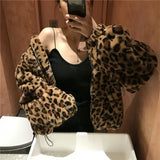 Leopard Fur Print Jacket