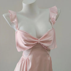 Fairy Hollow Out Bow Nightdress