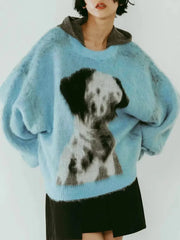 Puppy Knit Sweater