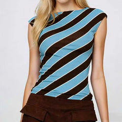 Blue Stripe Tank Top