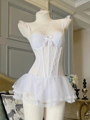 Lace Fishbone Corset Lace Nightwear