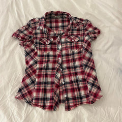 Button Down Plaid Shirt
