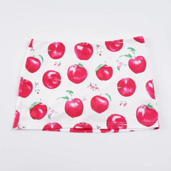 Fruit Print Mini Skirt