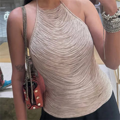 Fringe Halter Top