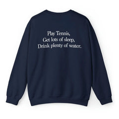 Back Graphic Quote Crewneck Sweatshirt