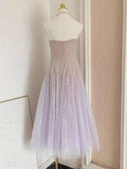 Mesh Sleeveless Frill Sheer Midi Dress
