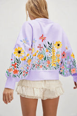 Floral Sweatshirt