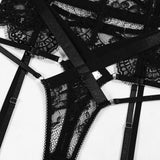 Black Lace Design Lingerie Set