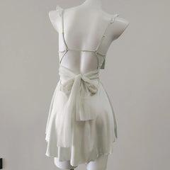 Fairy Hollow Out Bow Nightdress