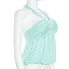 V-neck Strap Halter Tank Top