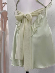 Ruffles Butterfly Mesh Nightdress