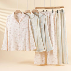 Printed Cotton Pajama Set
