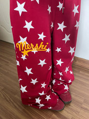 Star Print Baggy Sweatpants