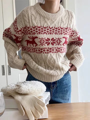 Christmas Knitted Pattern Sweater