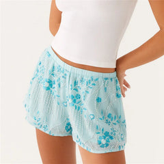 Sequin Bead Embellished Shorts