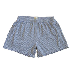 Elastic Waist Striped Plaid Print Shorts