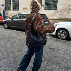 Brown Zipper Short Jacket