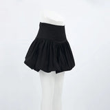 Balloon Puff Mini Skirt