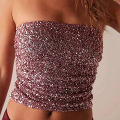 Sequin Tube Top