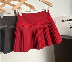 Mini Pleated Bow Skirt - Free From Label