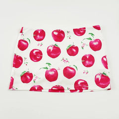 Fruit Print Mini Skirt