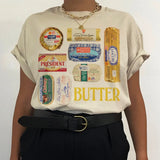 Retro Butter Graphic T-Shirt