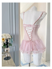 Lace Fishbone Corset Lace Nightwear