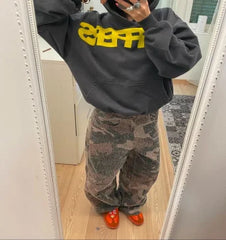 Bold Graphic Letters Hoodie