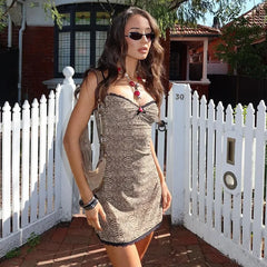 Snake Print Cami Mini Dress Free From Label