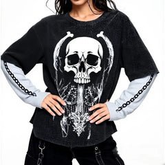 Grunge Gothic Long Sleeve Tee