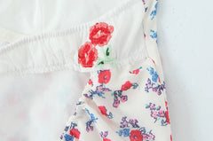 Floral Print Halter Neck Cami Mini Dress
