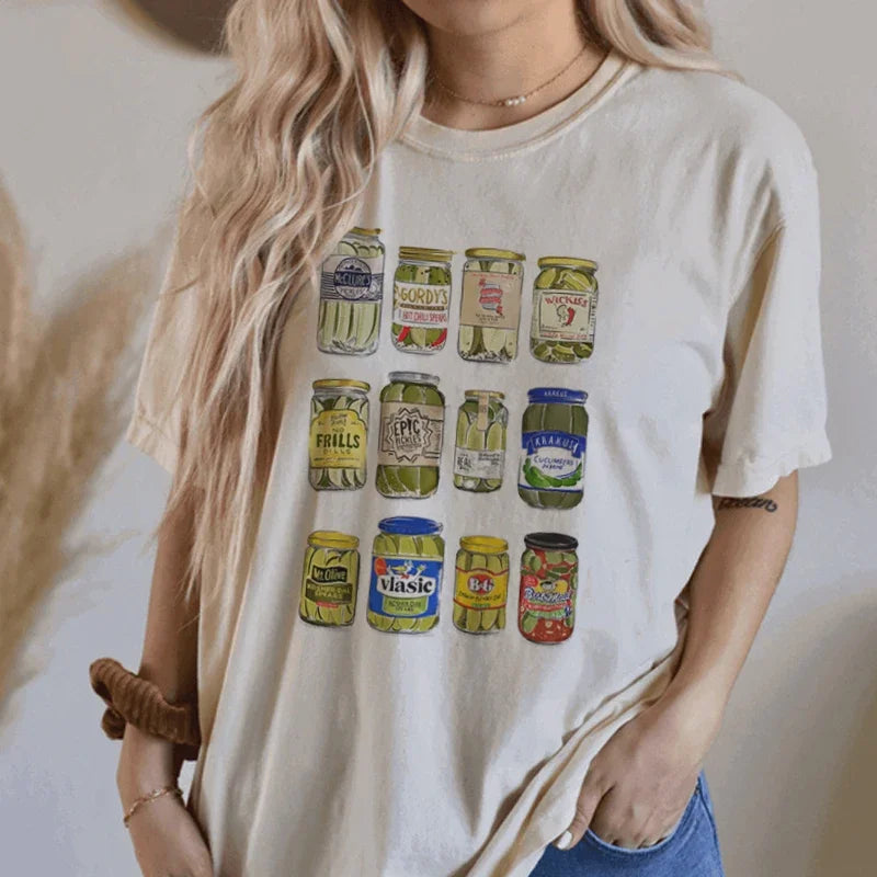 Canned Pickles T-Shirt - Free From Label