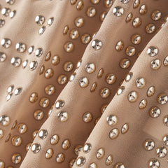 Khaki Rhinestone Embellished Cami Top